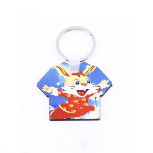 Custom Single Side MDF Sublimation Key Chain Blank for Promotion Gift