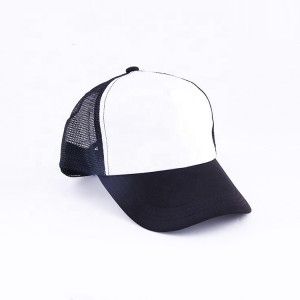 Cotton Advertise Baseball Hat Sublimation Blank Sun Cap Hat for Heat Transfer Printing Summer Mesh Cap