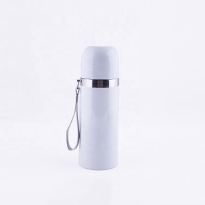 350 ml Sublimation Blank Insulation Sports Water Bottles Stainless Steel Bullet Thermal Bottle