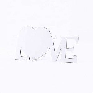 Love Shape Custom MDF Sublimation Photo Frame