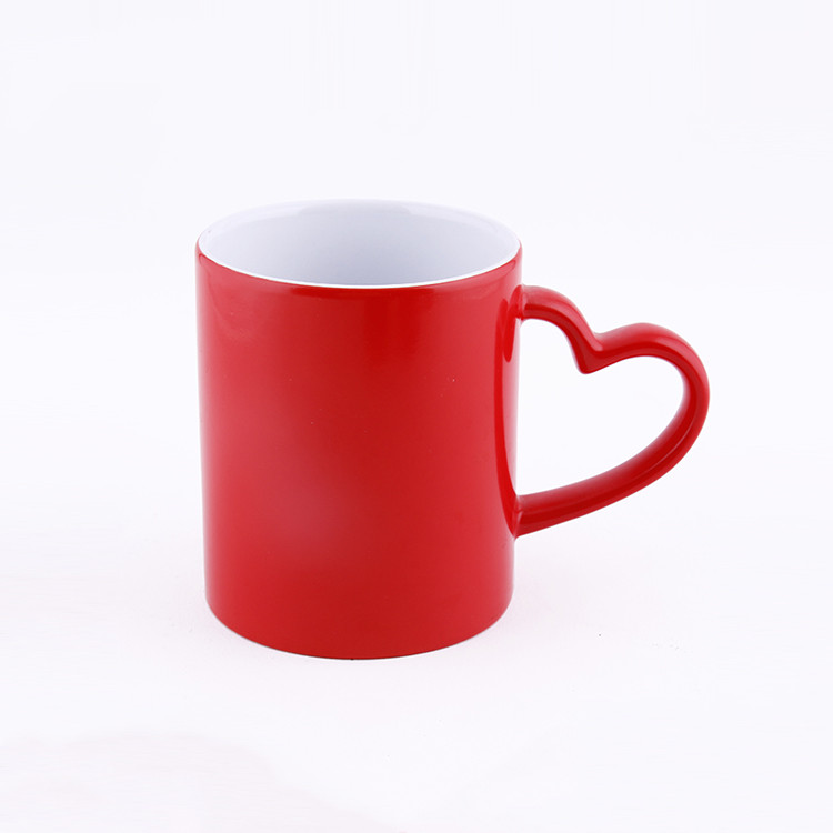 Magic Custom Color Changing Coffee Mug RED