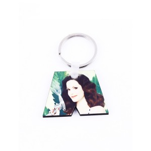 Custom Single Side MDF Sublimation Key Chain Blank for Promotion Gift
