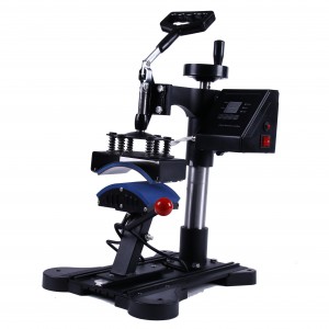 Customized Swing Away Baseball Cap Heat Press Transfer Printing Machine