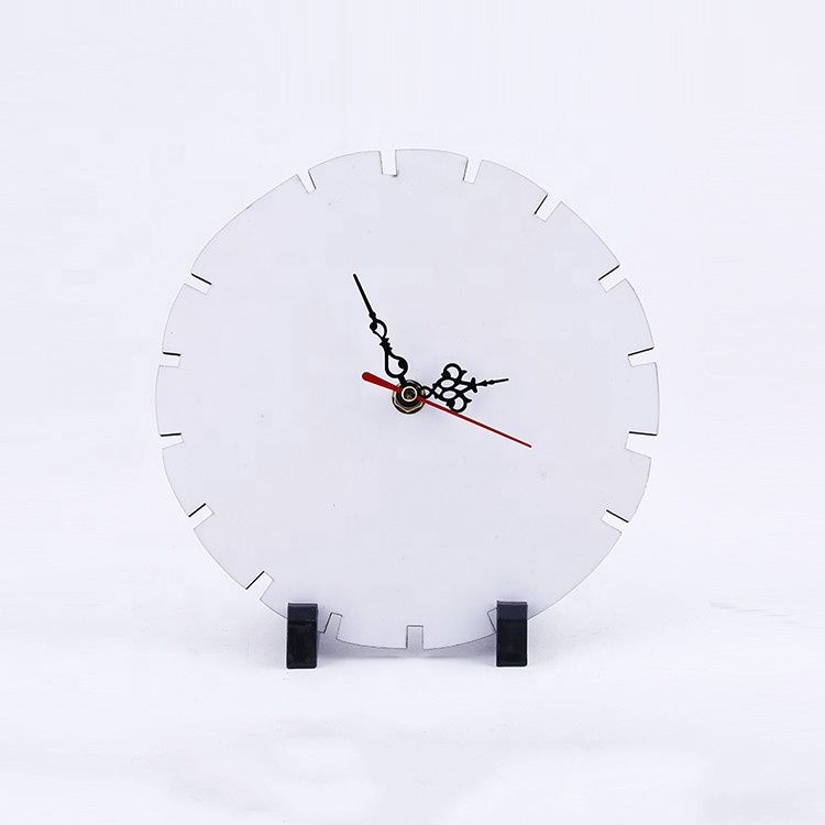 Sublimation MDF Clock Wooden Sublimation blanks Wall Clock (1)