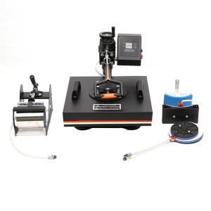 38 X 38cm 5 in 1 T-Shirt Sublimation Machine Heat Press Transfer Machine