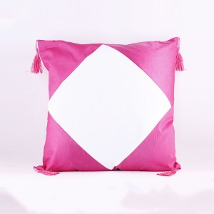 Custom Sublimation Blank Tassels Satin Pillow Case