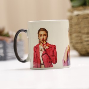 11oz Magic Sublimation Matte Color Changing Mug Heat Sensitive Cup